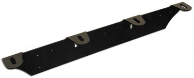 Extra light holder in black lacquered steel for 4 extra lights (175mm)