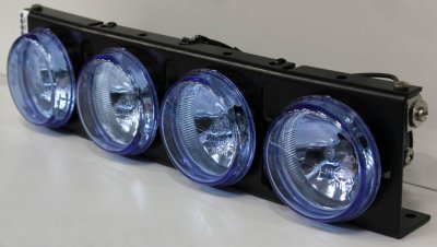 EX 3000 Ultra extra light ramp with 4 extra lights and blue glass