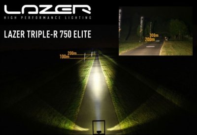 LAZER Tripple-R 750 Elite auxiliary lightbar (+ 720 lumens)