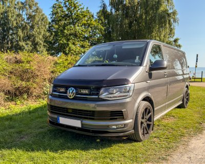 Bonnet guard for Volkswagen Transporter T6 from 2016-2019