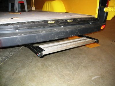 ED steel rear step for Fiat Ducato 2007-