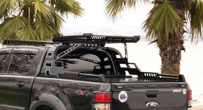 Roof rack with roof basket for Volkswagen Amarok from 2011-