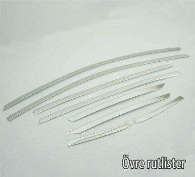 Stainless steel weatherstripping for Ford Fiesta 2018 onwards