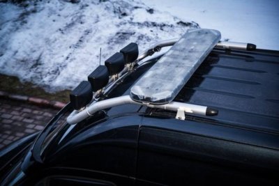 Aluminum front roof bar for Mercedes-Benz Sprinter H2 2006-
