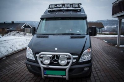 Aluminum front roof bar for Mercedes-Benz Sprinter H2 2006-