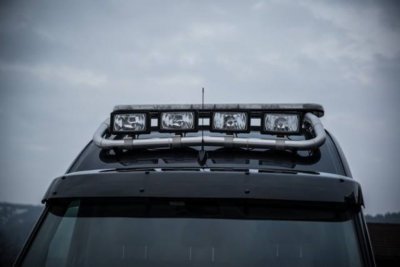 Aluminum front roof bar for Mercedes-Benz Sprinter H2 2006-
