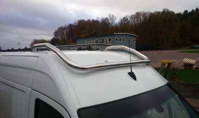 Stainless steel front roof bar for Volkswagen Crafter H2 2006-