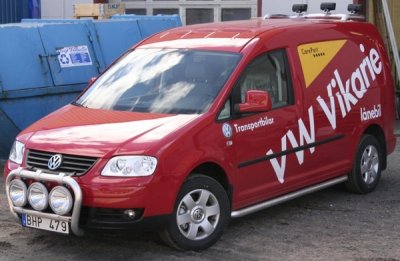 Aluminum bull bar for Volkswagen Caddy 2004-2010