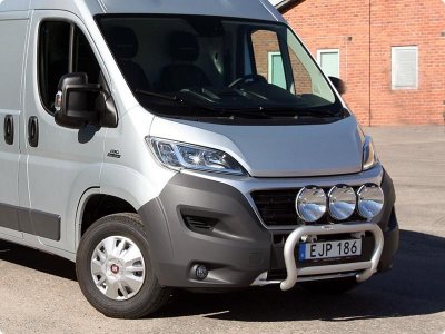 Aluminum bull bar for Fiat Ducato from 2014-