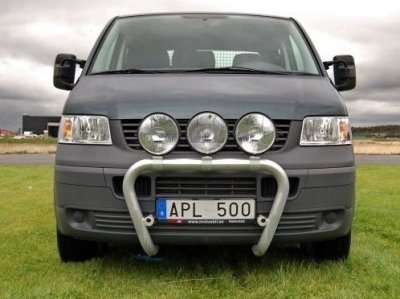 Aluminum bull bar for VW Transporter T5 2003-2009