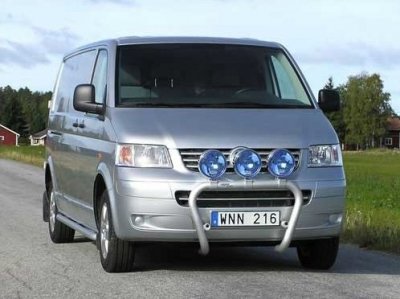 Aluminum bull bar for VW Transporter T5 2003-2009