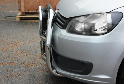 Stainless steel bull bar for Volkswagen Caddy 2010-2015