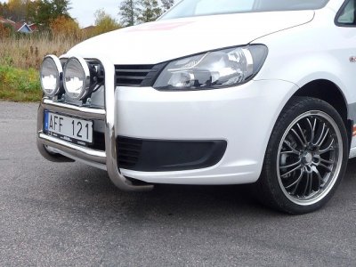 Stainless steel bull bar for Volkswagen Caddy 2010-2015