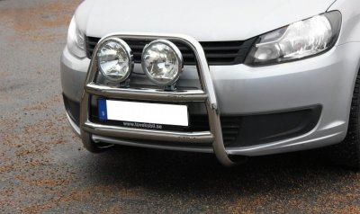 Stainless steel bull bar for Volkswagen Caddy 2010-2015