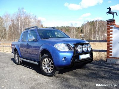 Stainless Steel Bull Bar with Black Powder Coating for Nissan Navara/D40 2011-2014