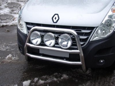 Stainless steel bull bar for Opel Movano 2011-