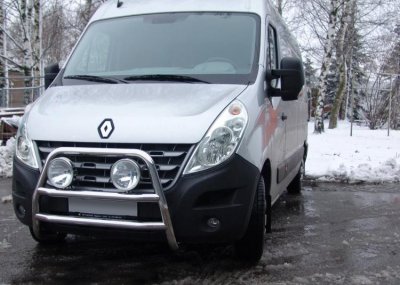 Stainless steel bull bar for Opel Movano 2011-