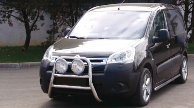 Stainless steel bull bar for Citroën Berlingo 2008-