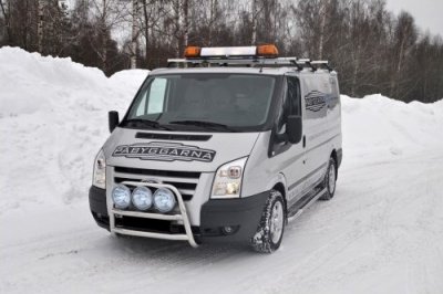 Stainless steel bull bar for Ford Transit 2006-2013