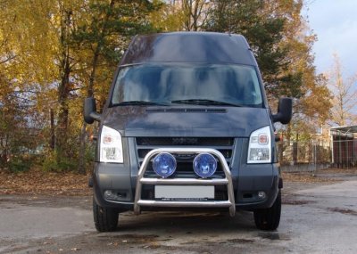 Stainless steel bull bar for Ford Transit 2006-2013
