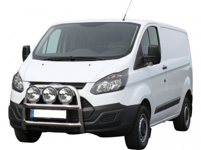 Stainless steel bull bar for Ford Transit Custom 2013-2017