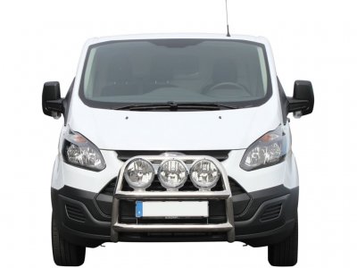 Stainless steel bull bar for Ford Transit Custom 2013-2017