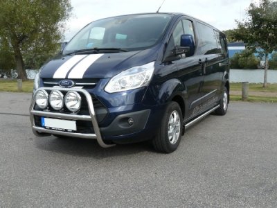Stainless steel bull bar for Ford Transit Custom from 2013-