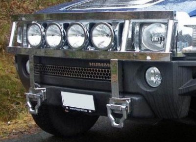 Stainless steel bull bar for Hummer H3