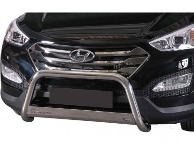 Stainless steel bull bar for Hyundai Santa Fé 2013-