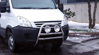 Stainless steel bull bar for Iveco Daily 2007-2011