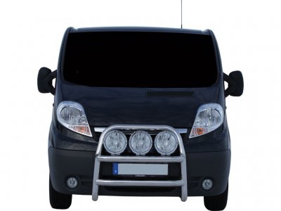 Stainless steel bull bar for Opel Vivaro from 2002-2014