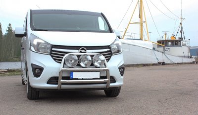 Stainless steel bull bar for Nissan NV300 from 2016-