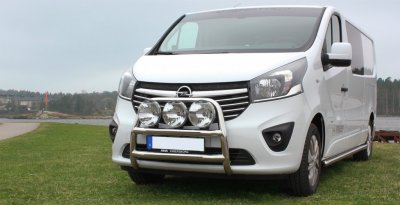 Stainless steel bull bar for Nissan NV300 from 2016-