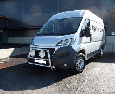 Stainless steel bull bar for Peugeot Boxer 2014-