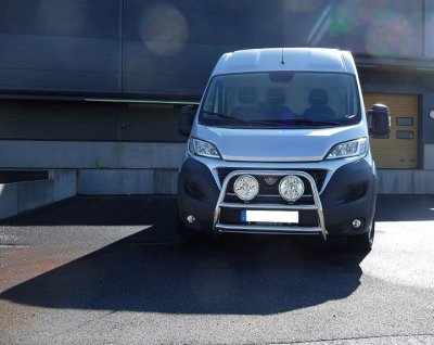 Stainless steel bull bar for Peugeot Boxer 2014-