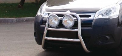 Stainless steel bull bar for Peugeot Partner 2008-2015