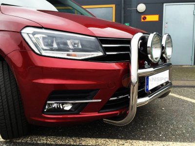 Stainless steel bull bar for Volkswagen Caddy from 2016-