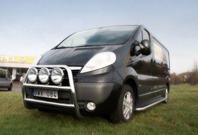 Stainless steel bull bar for Renault Trafic 2002-2014