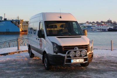 Stainless steel bull bar for Volkswagen Crafter 2006-