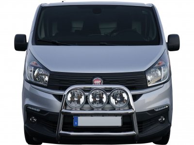Stainless steel bull bar for Fiat Talento from 2016-2022