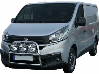 Stainless steel bull bar for Fiat Talento from 2016-2022