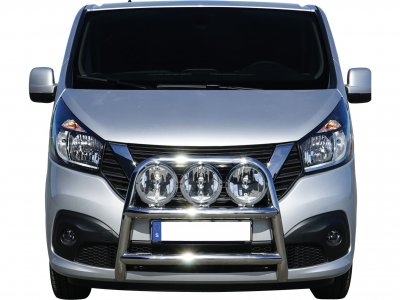 Stainless steel bull bar for Nissan NV300 from 2016-