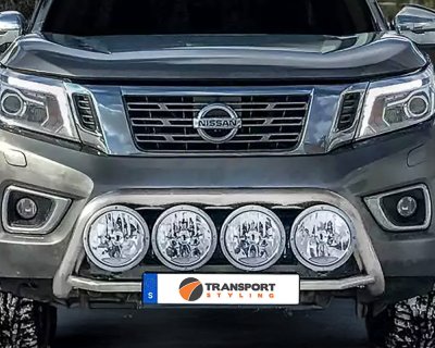 Low bull bar Nissan Navara from 2016-