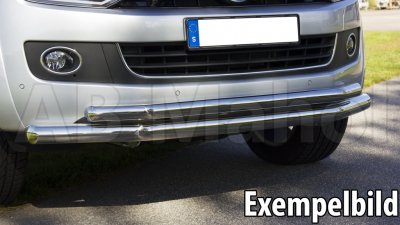 Stainless steel bull bar Double for Mitsubishi L200 2016-