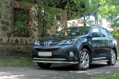 Stainless steel bull bar for Toyota RAV4 2013-