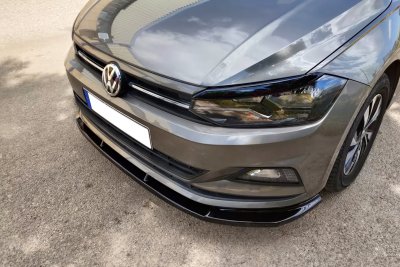 Front splitter Volkswagen Polo from 2018-2020
