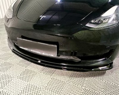 V2 Front splitter Tesla Model 3 2017-2024