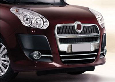 Stainless steel grill for Fiat Dobló 2010-2014