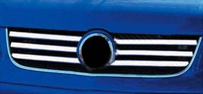 Stainless steel upper grill for VW T5 Caravelle 2003-2009