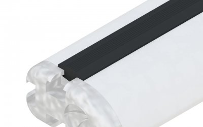 Rubber strip roof racks